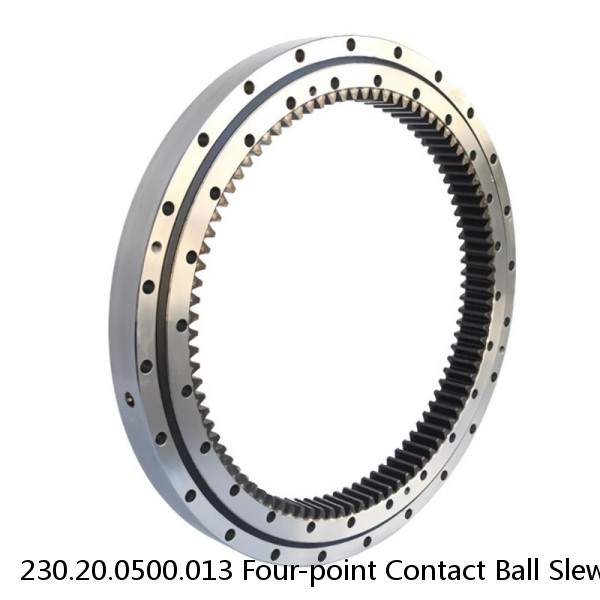 230.20.0500.013 Four-point Contact Ball Slewing Bearing 648*434*56mm