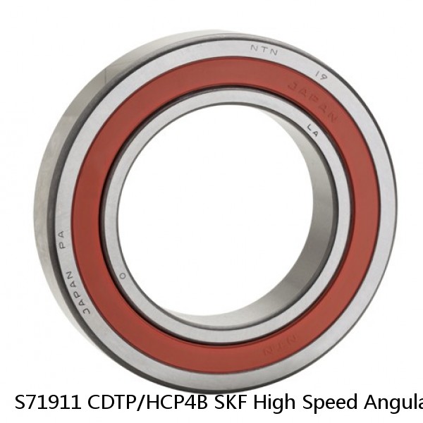 S71911 CDTP/HCP4B SKF High Speed Angular Contact Ball Bearings #1 image