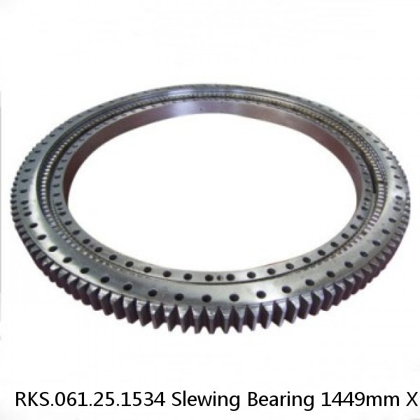 RKS.061.25.1534 Slewing Bearing 1449mm X 1668mm X 68mm #1 image