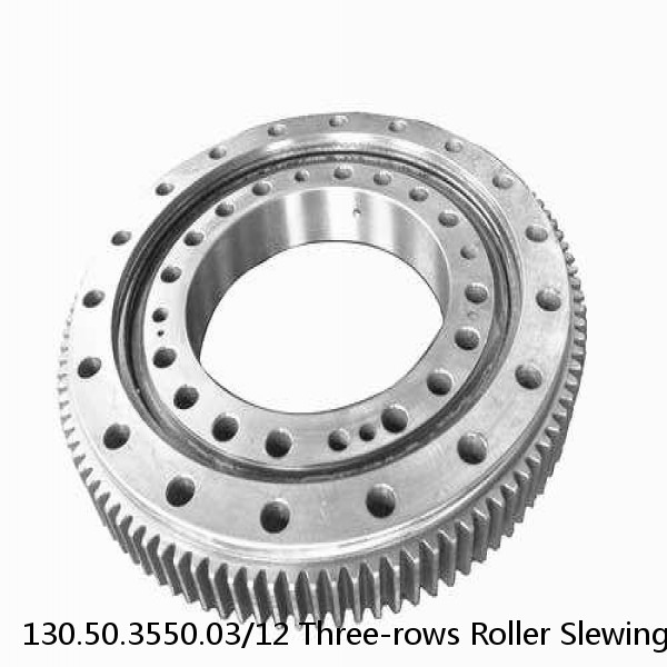 130.50.3550.03/12 Three-rows Roller Slewing Bearing #1 image